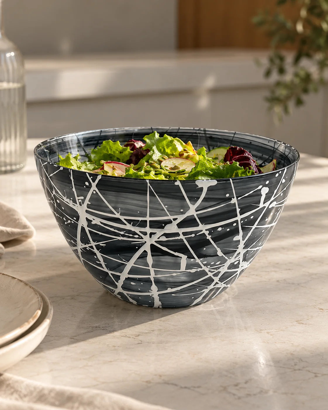 BOWL IN VETRO NERA