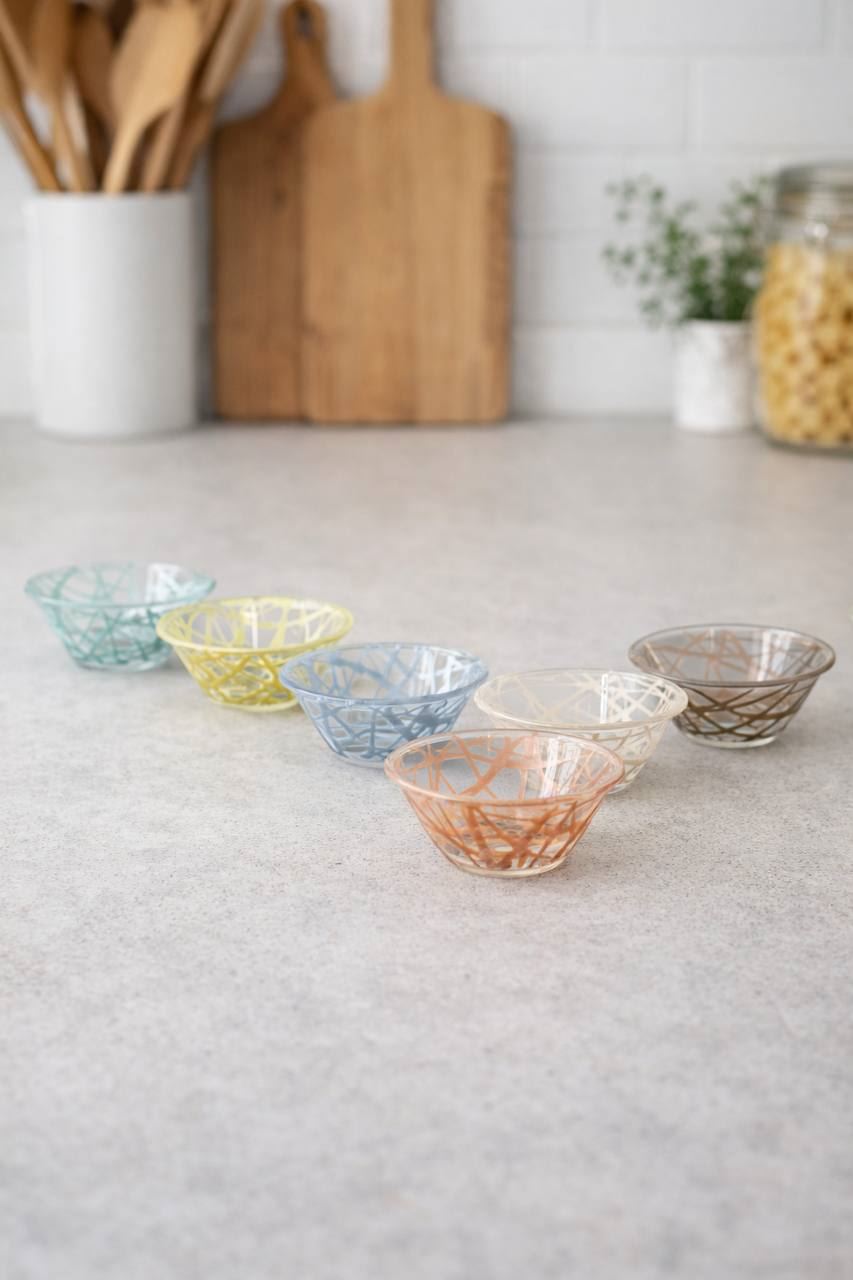 SET SEI COPPETTE MINI PASTEL COLORS