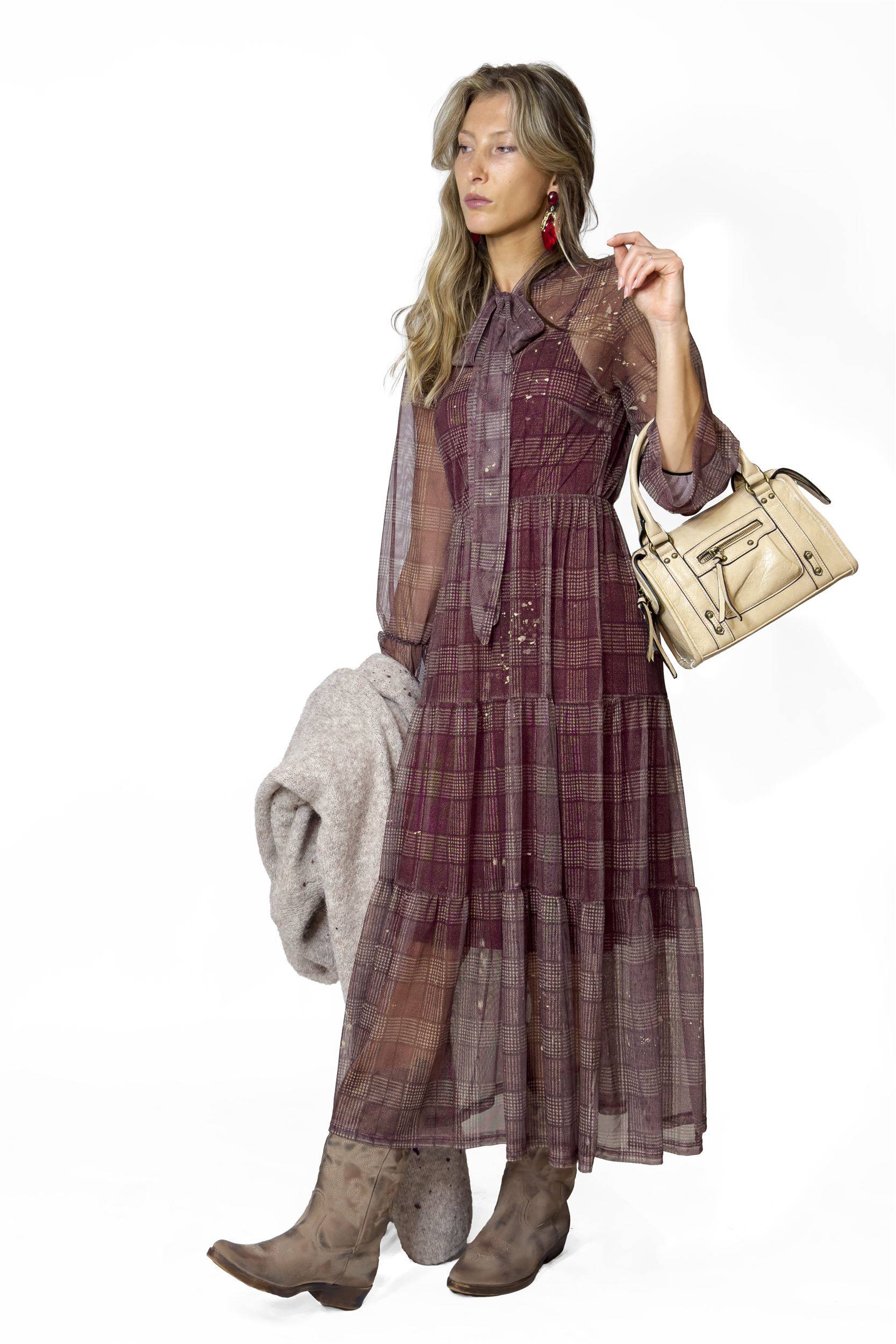 ABITO TARTAN VINACCIA VENUS