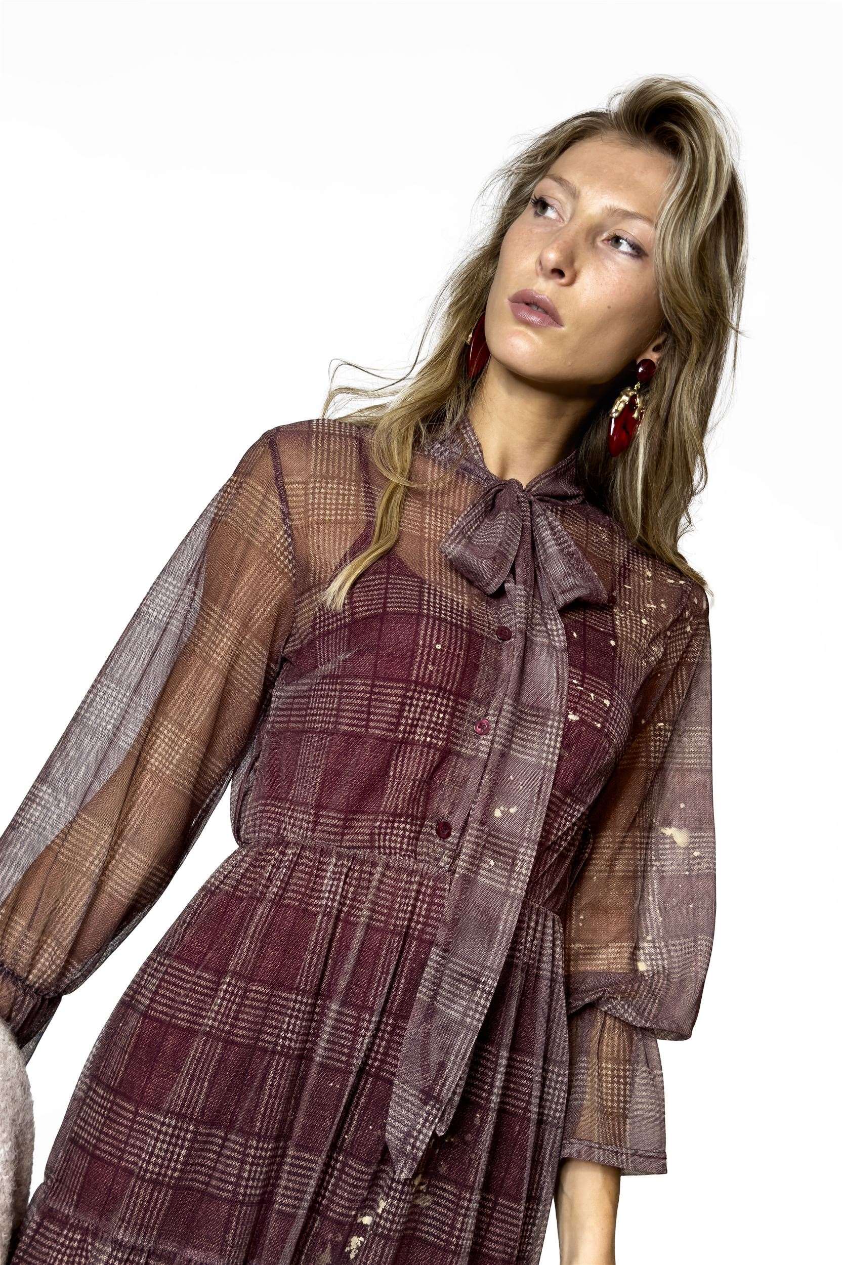 ABITO TARTAN VINACCIA VENUS