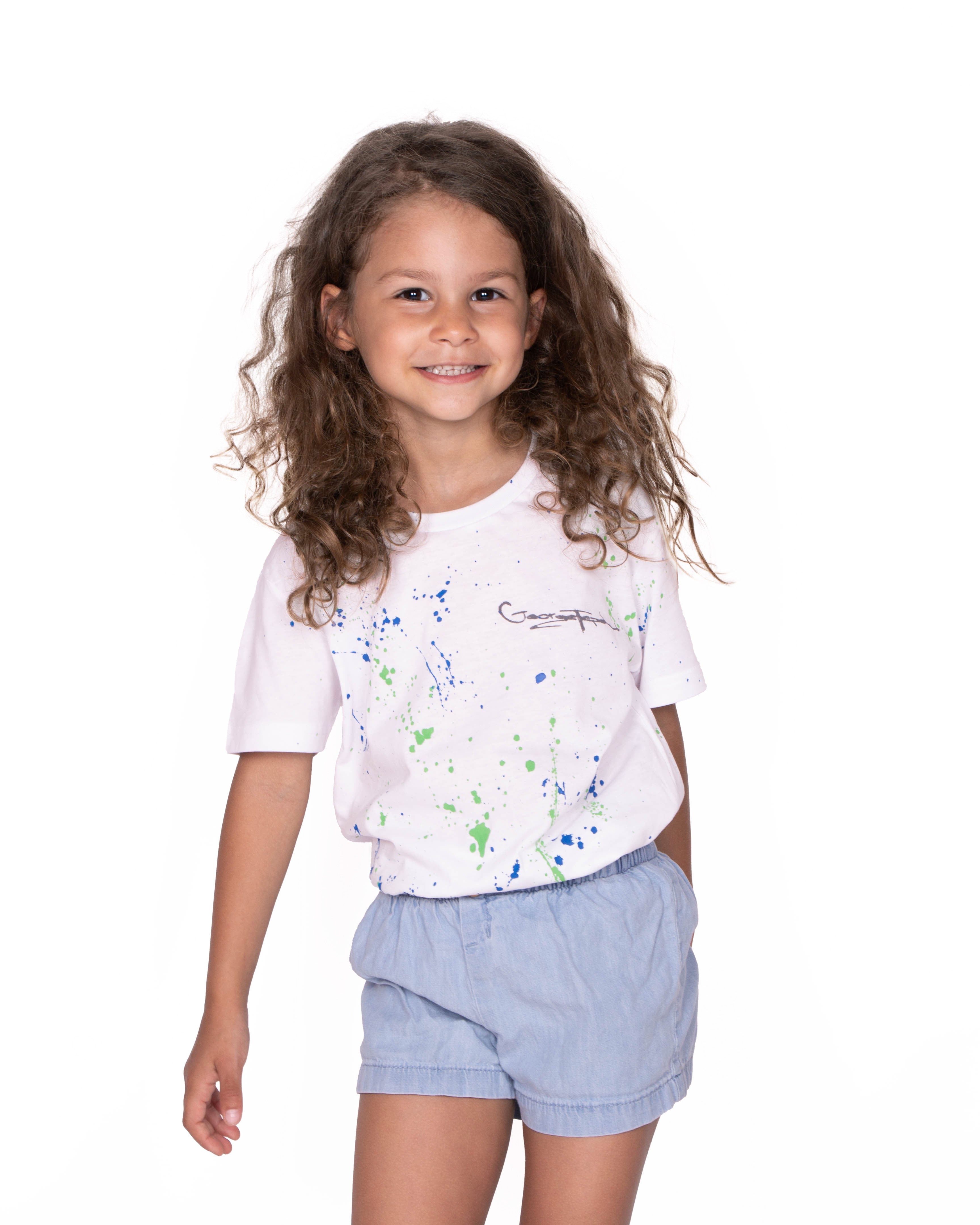 T-SHIRT SOLE BLU VERDE KIDS