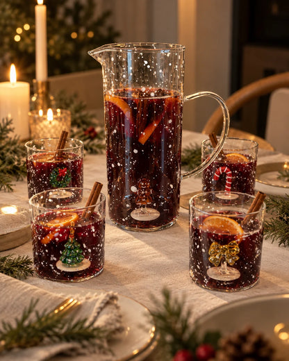 CARAFFA GINGERBREAD IN VETRO 1,5 LT