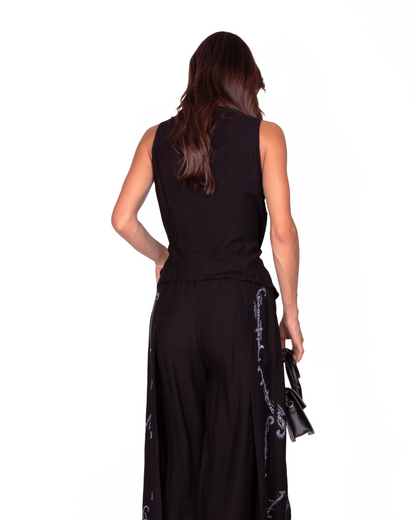 GILET NERO ALESSANDRA