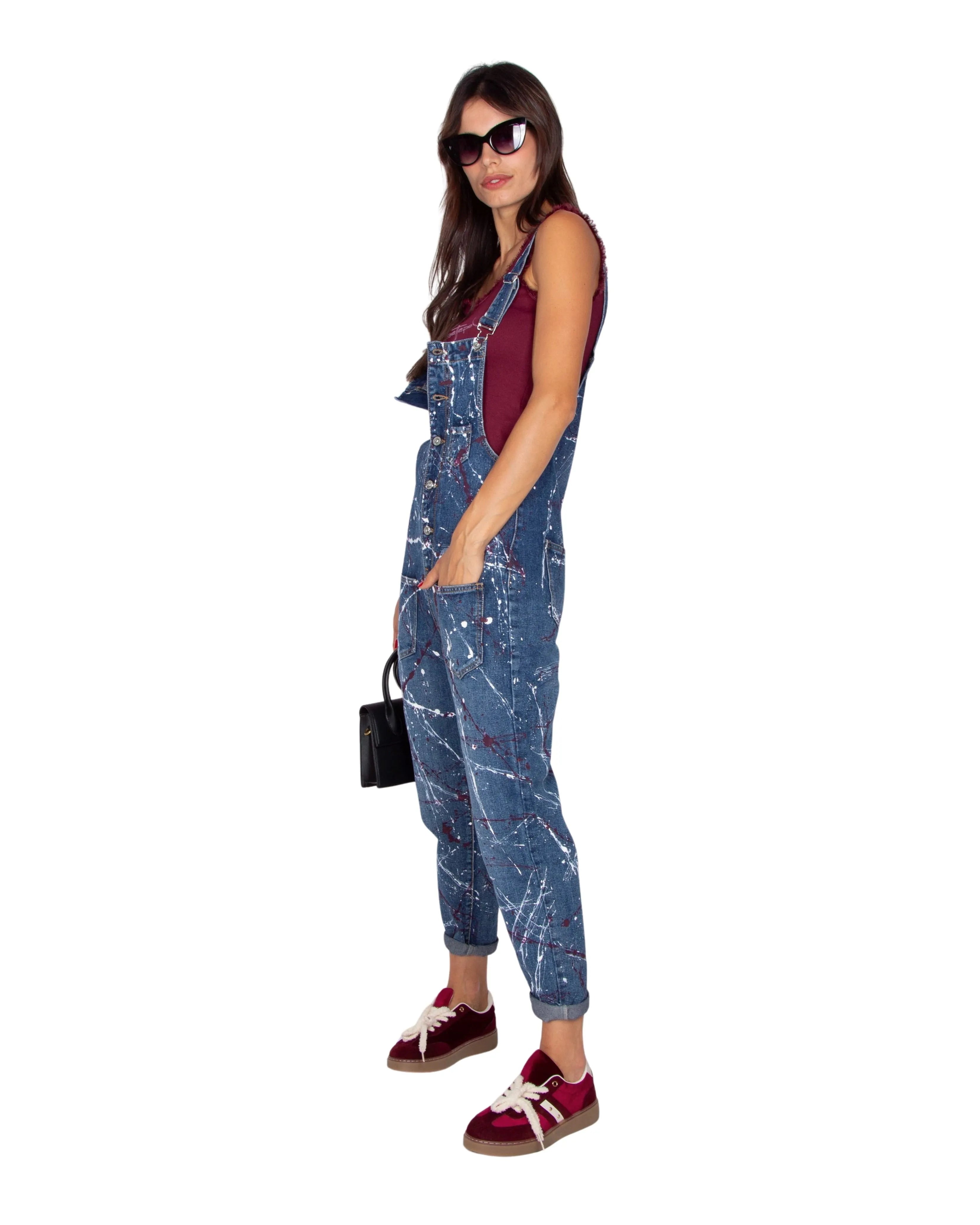 SALOPETTE IN DENIM SVEVA