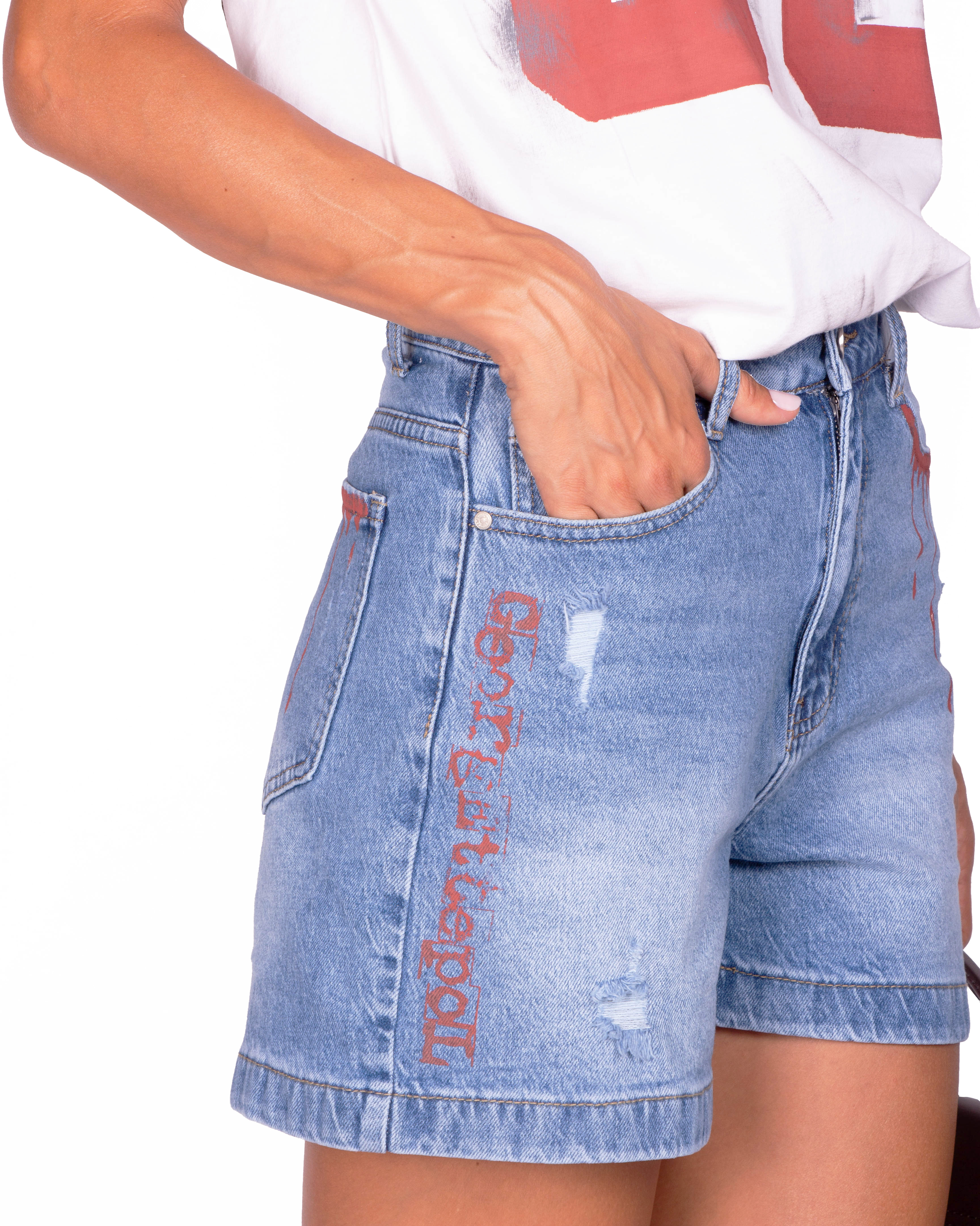 SHORTS IN DENIM ANGELICA