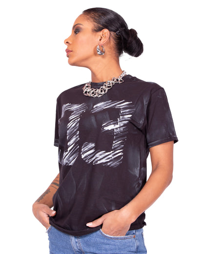 T-SHIRT NERA BRUSH