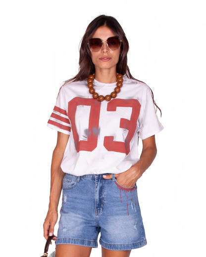 T-SHIRT BIANCA ROSANNA