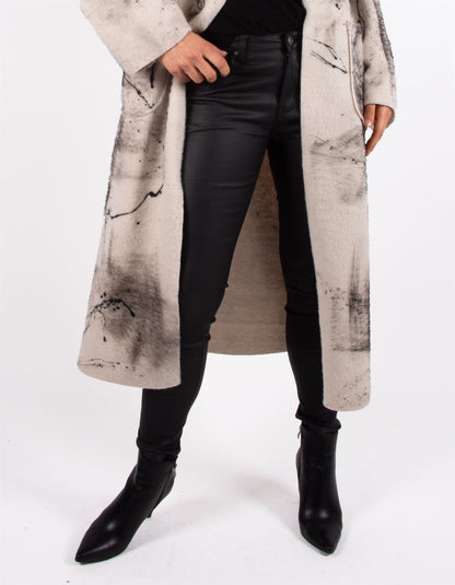 PANTALONE ECOPELLE NERO BERNA