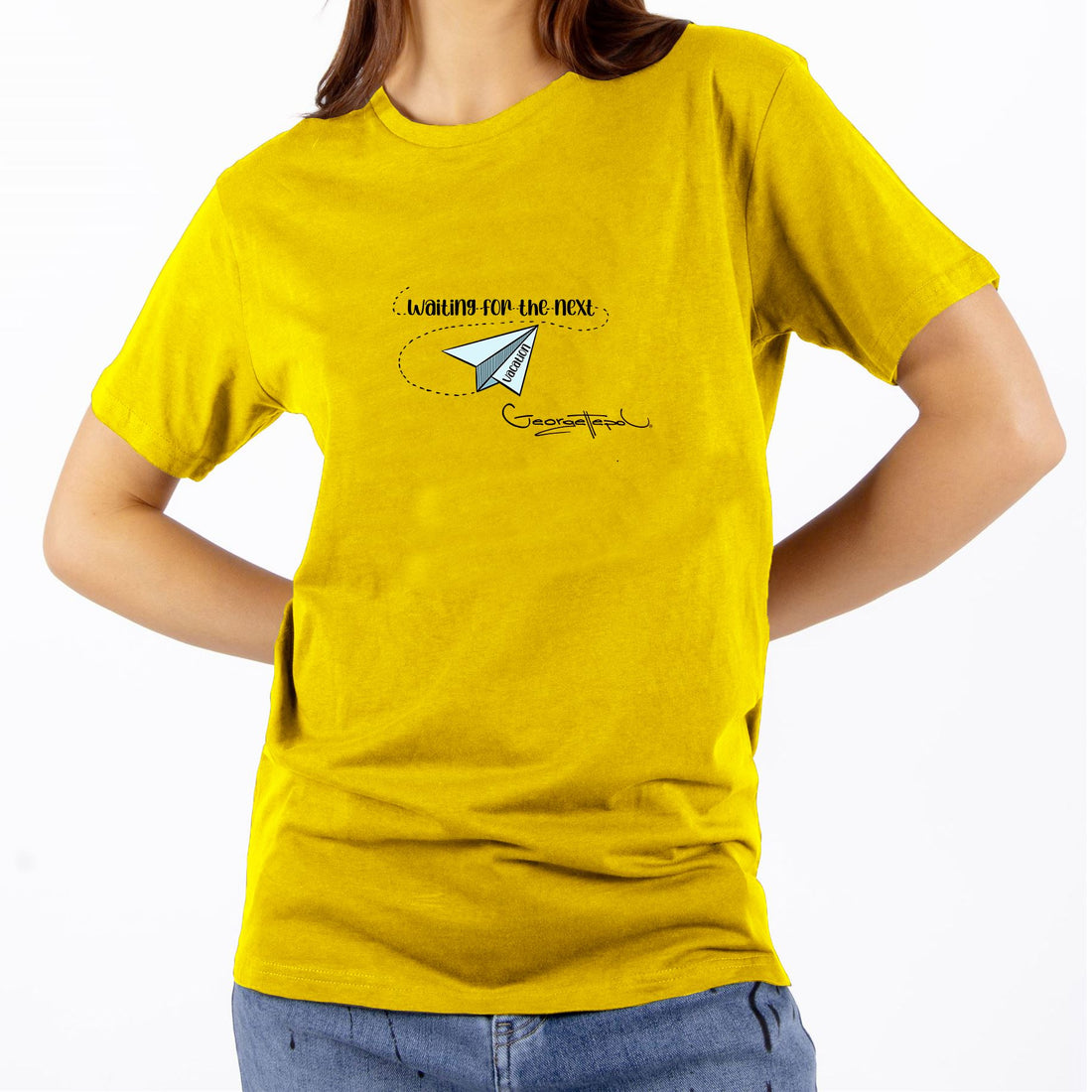 T-SHIRT GIALLA NEXT VACATION