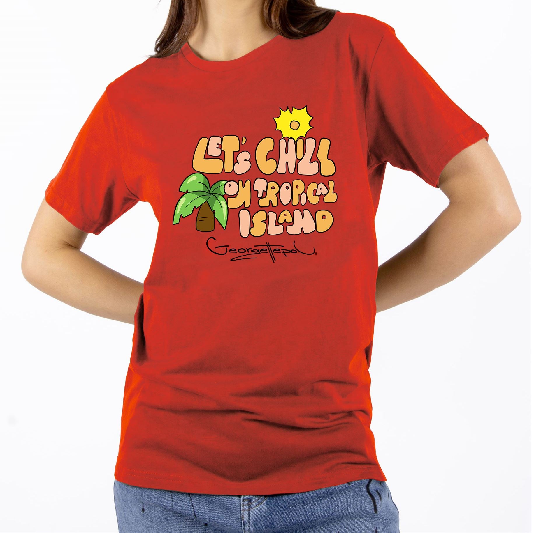 T-SHIRT ROSSA CHILL