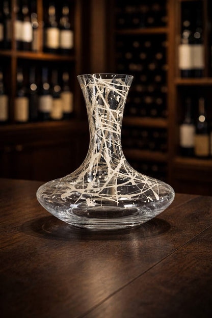 DECANTER IN VETRO PANNA