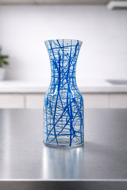 BROCCA IN VETRO BLU