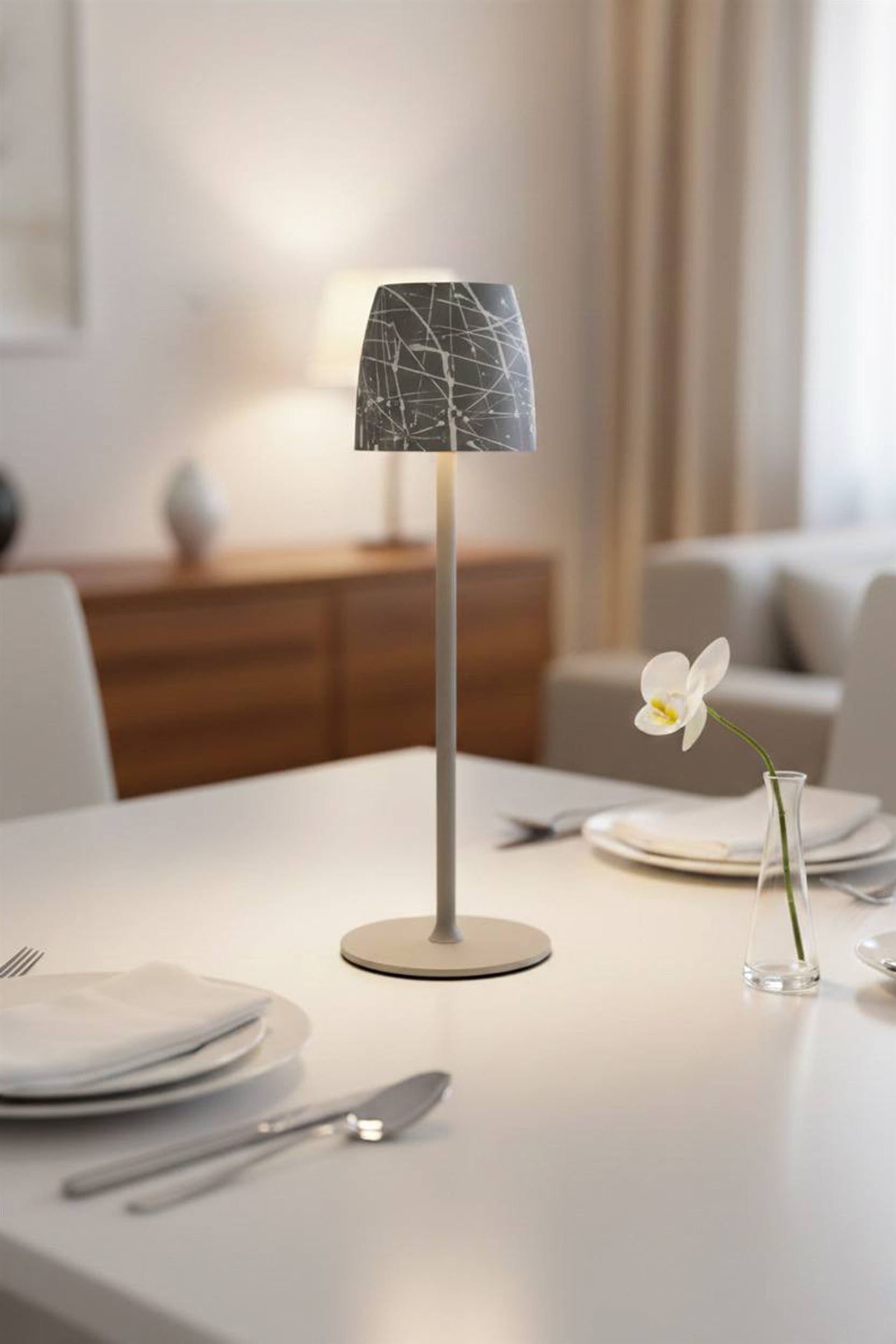 LAMPADA LED GRIGIA