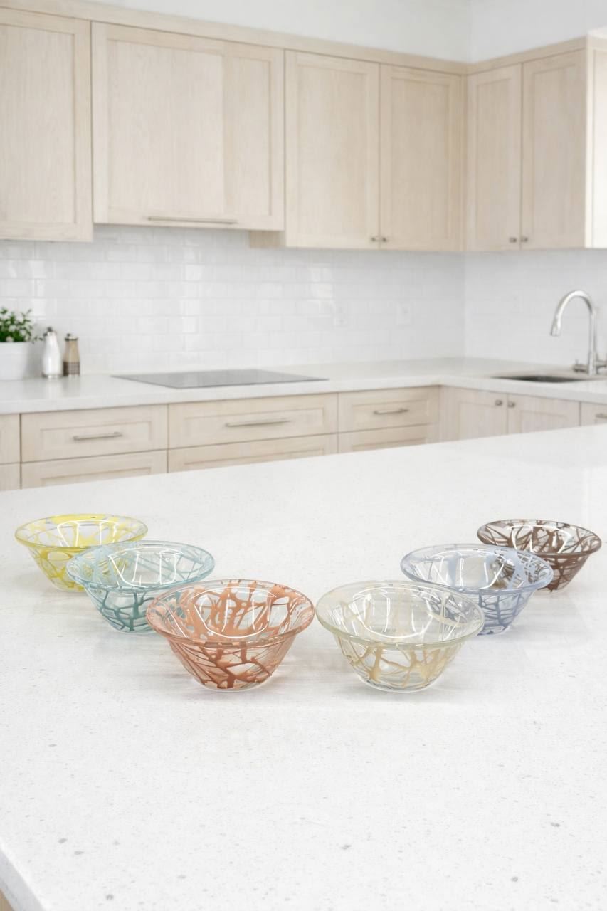 SET SEI COPPETTE PASTEL COLORS
