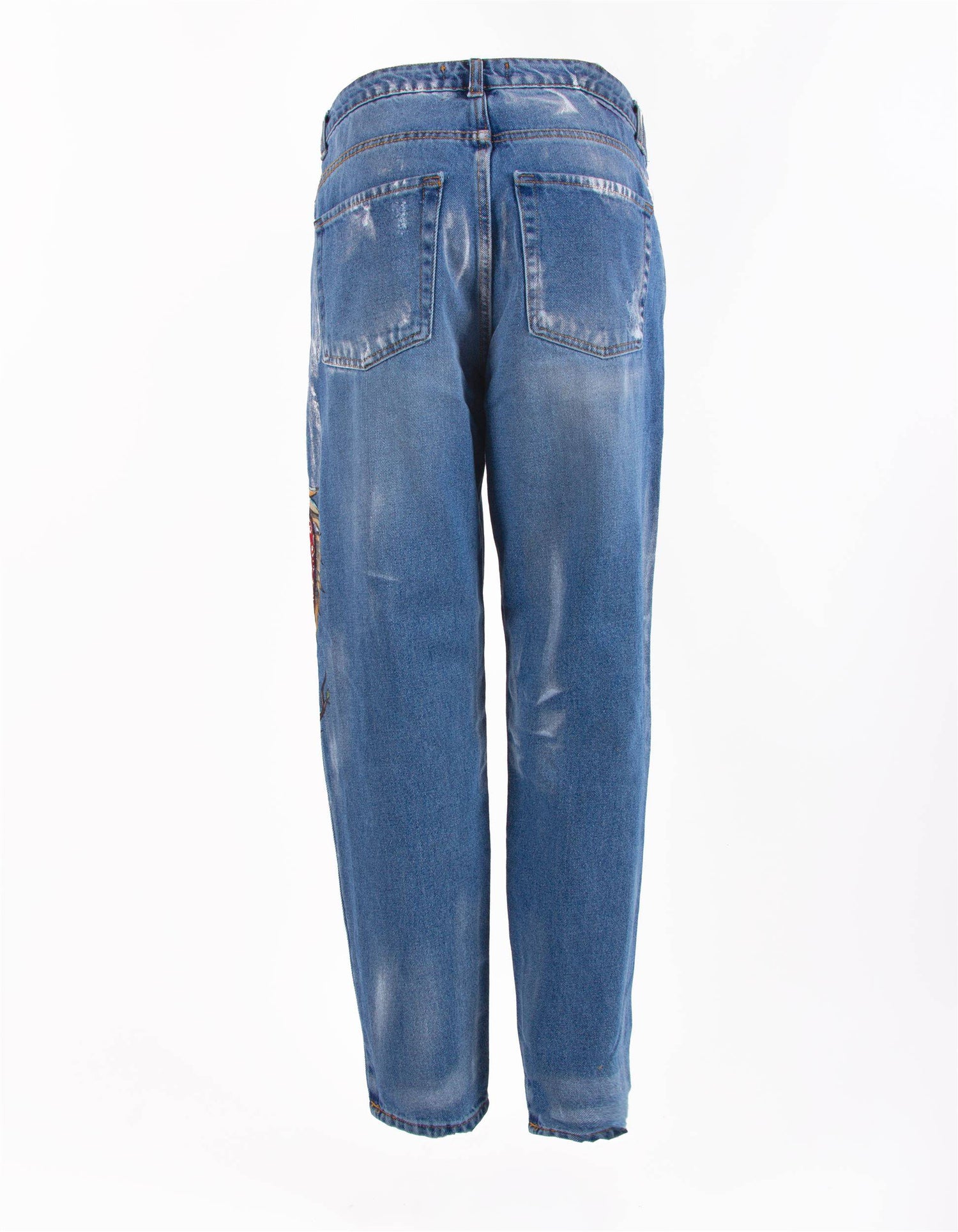 CUSTOM JEANS DRAGON
