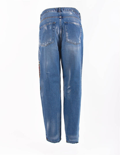 CUSTOM JEANS DRAGON
