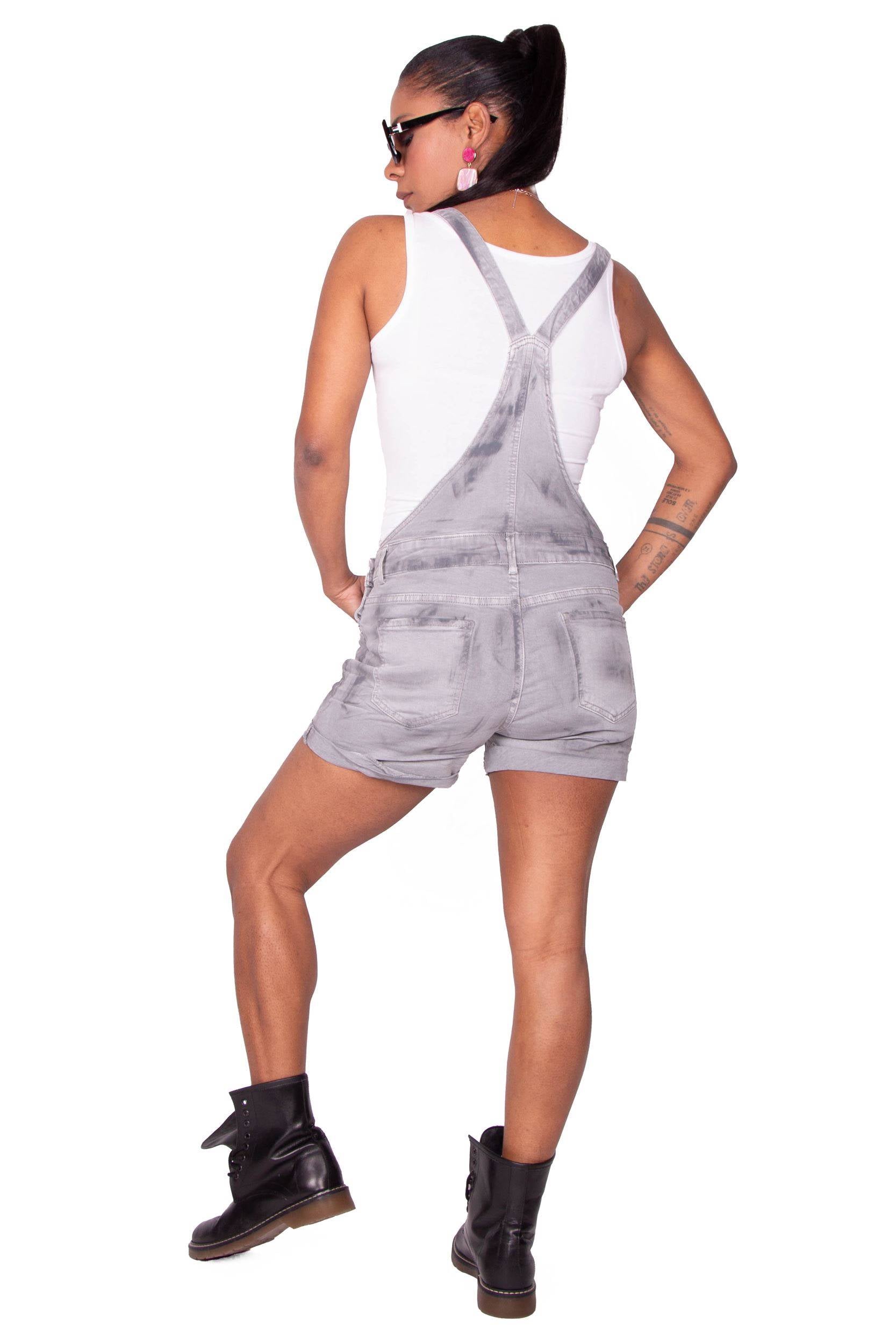 SALOPETTE DENIM GRIGIA 03