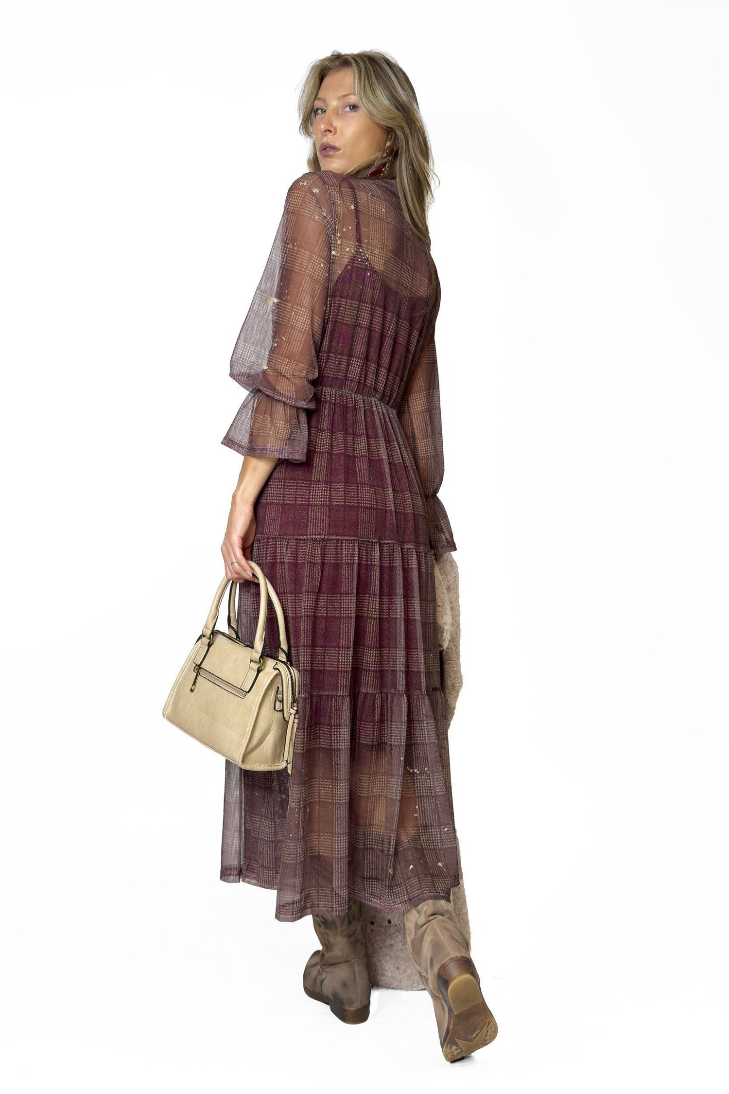 ABITO TARTAN VINACCIA VENUS
