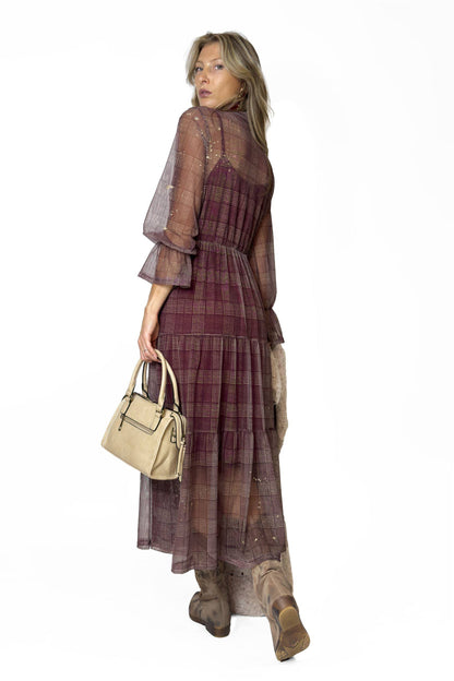 ABITO TARTAN VINACCIA VENUS