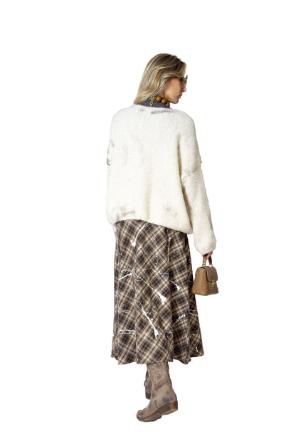 GONNA TARTAN BEIGE LIZA