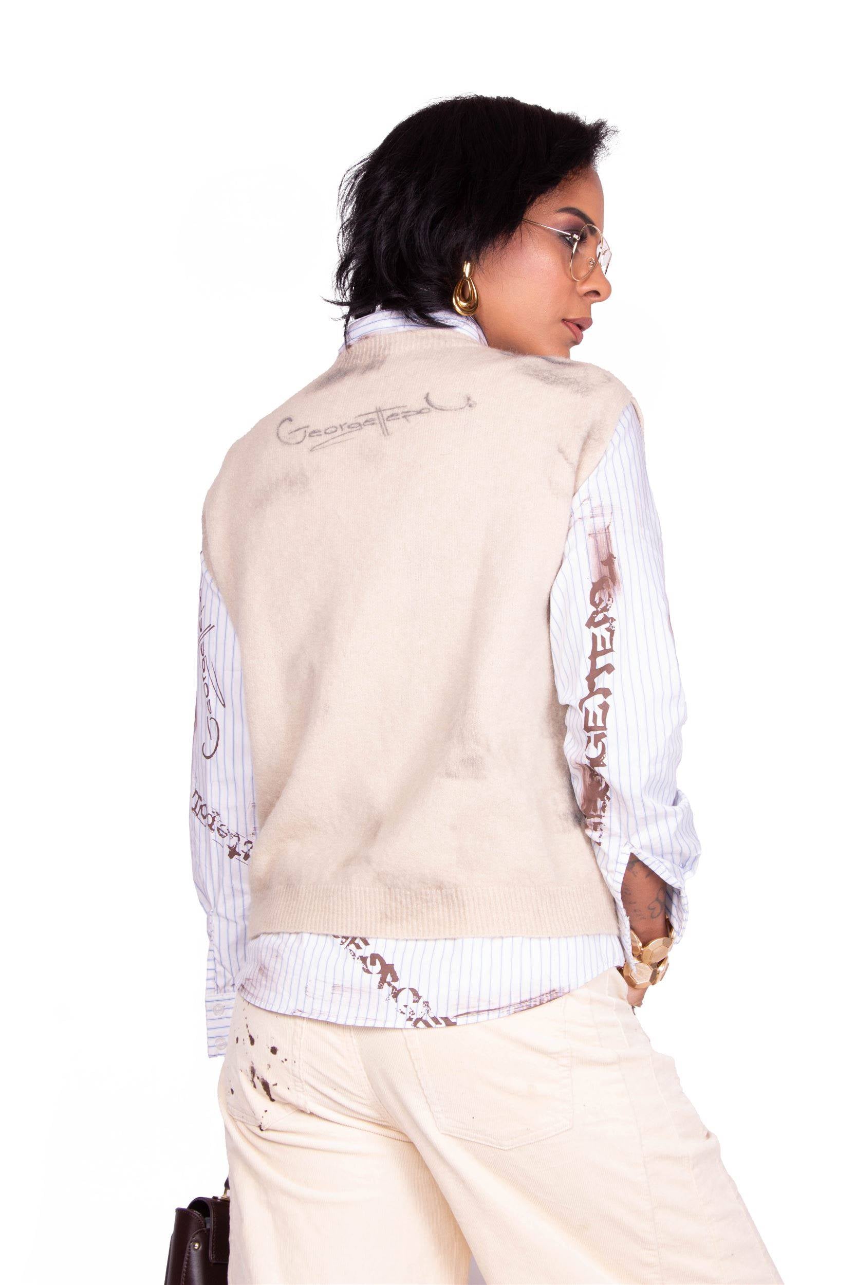 GILET BEIGE ANAIS