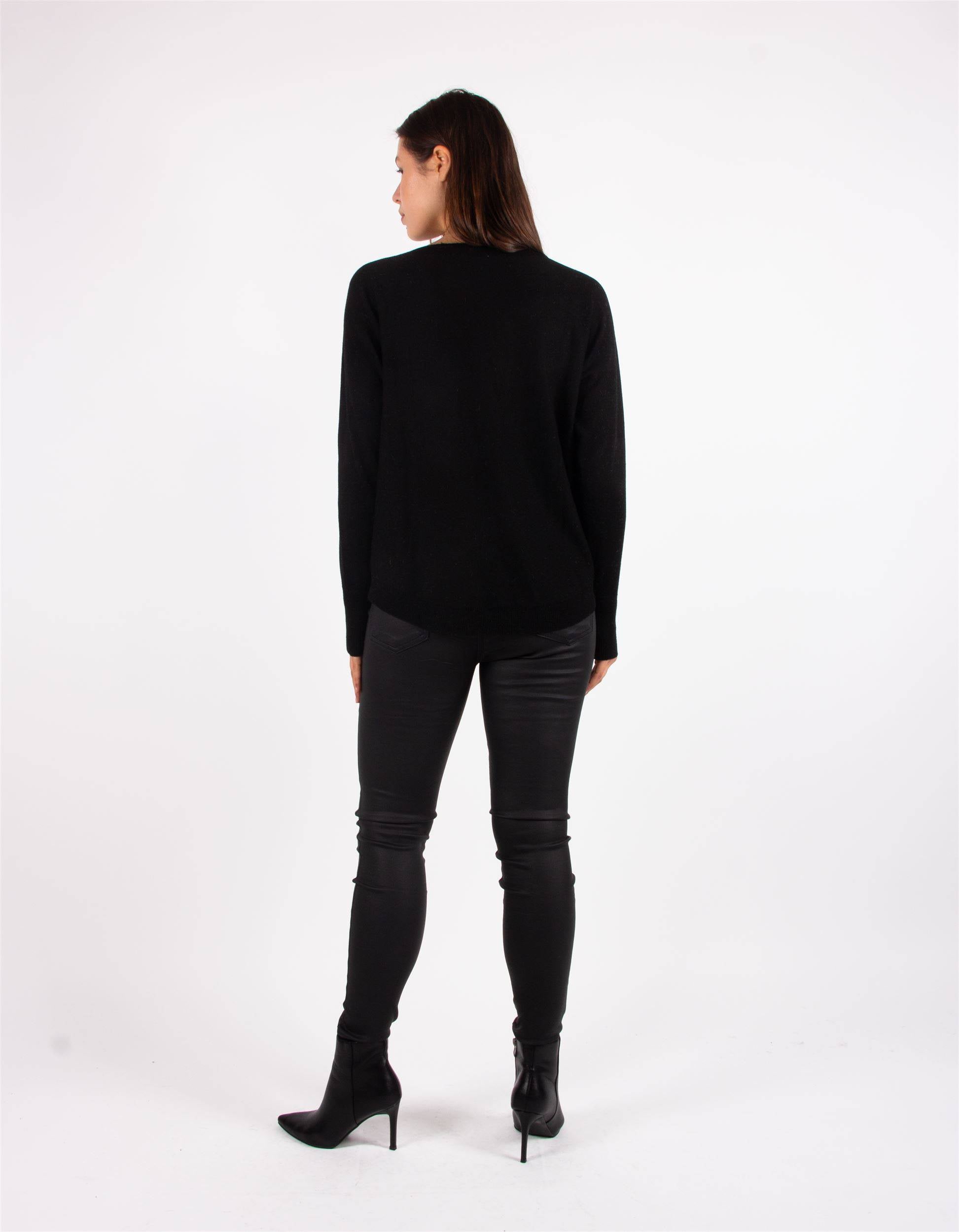 PANTALONE ECOPELLE NERO BERNA
