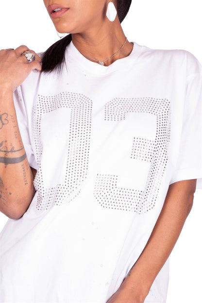 T-SHIRT BIANCA 03 DIAMONDS LUXURY