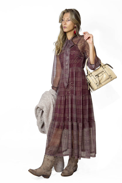 ABITO TARTAN VINACCIA VENUS