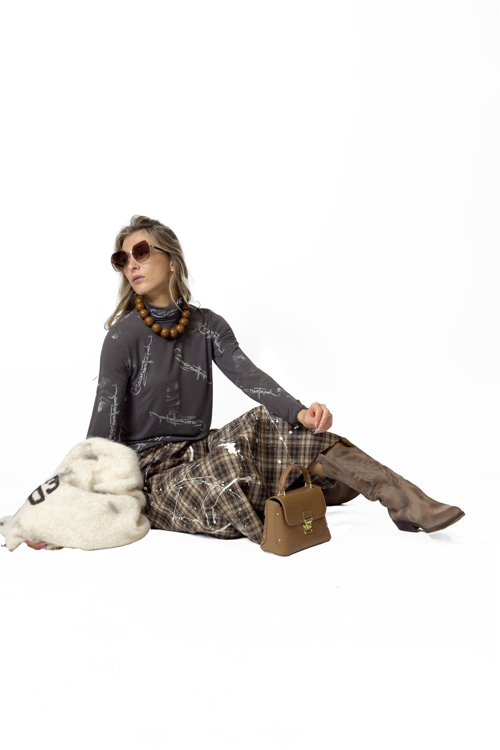 GONNA TARTAN BEIGE LIZA