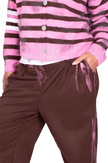 PANTALONE MARRONE LEILA