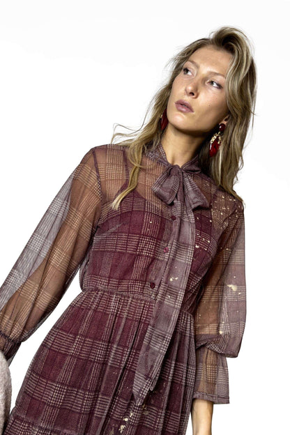 ABITO TARTAN VINACCIA VENUS