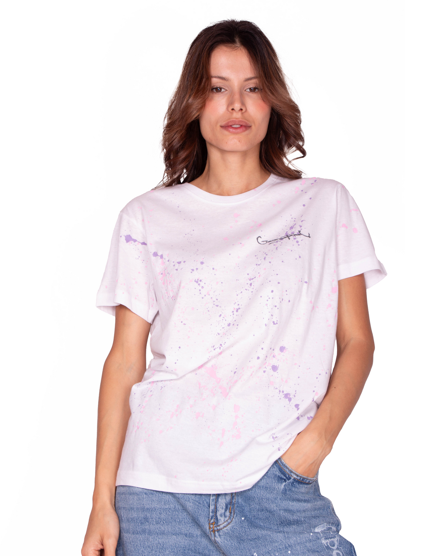 T-SHIRT SOLE ROSA VIOLA